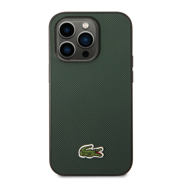 Lacoste Hard Case Iconic Petit iPhone 14 Pro Max - Sinople Green- كفر لاكوست للايفون 14 برو ماكس